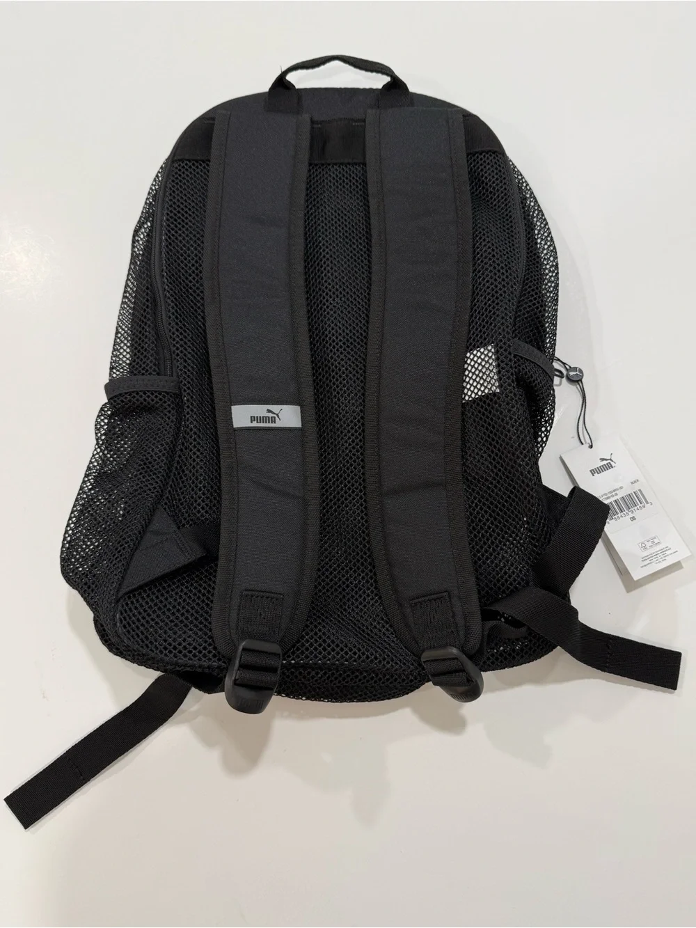 NWT PUMA Evercat Emulator Mesh Backpack - Black/White